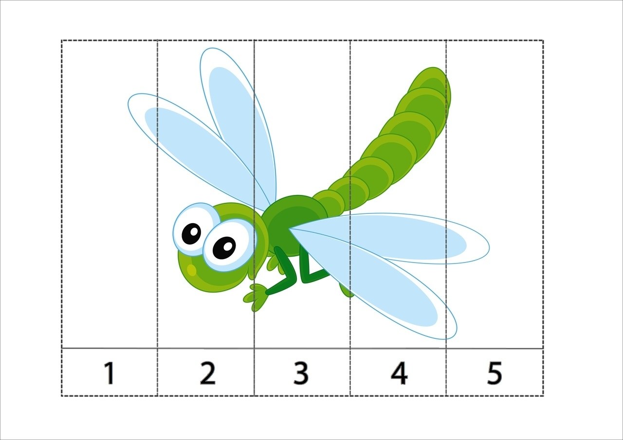 Математические пазлы для дошкольников