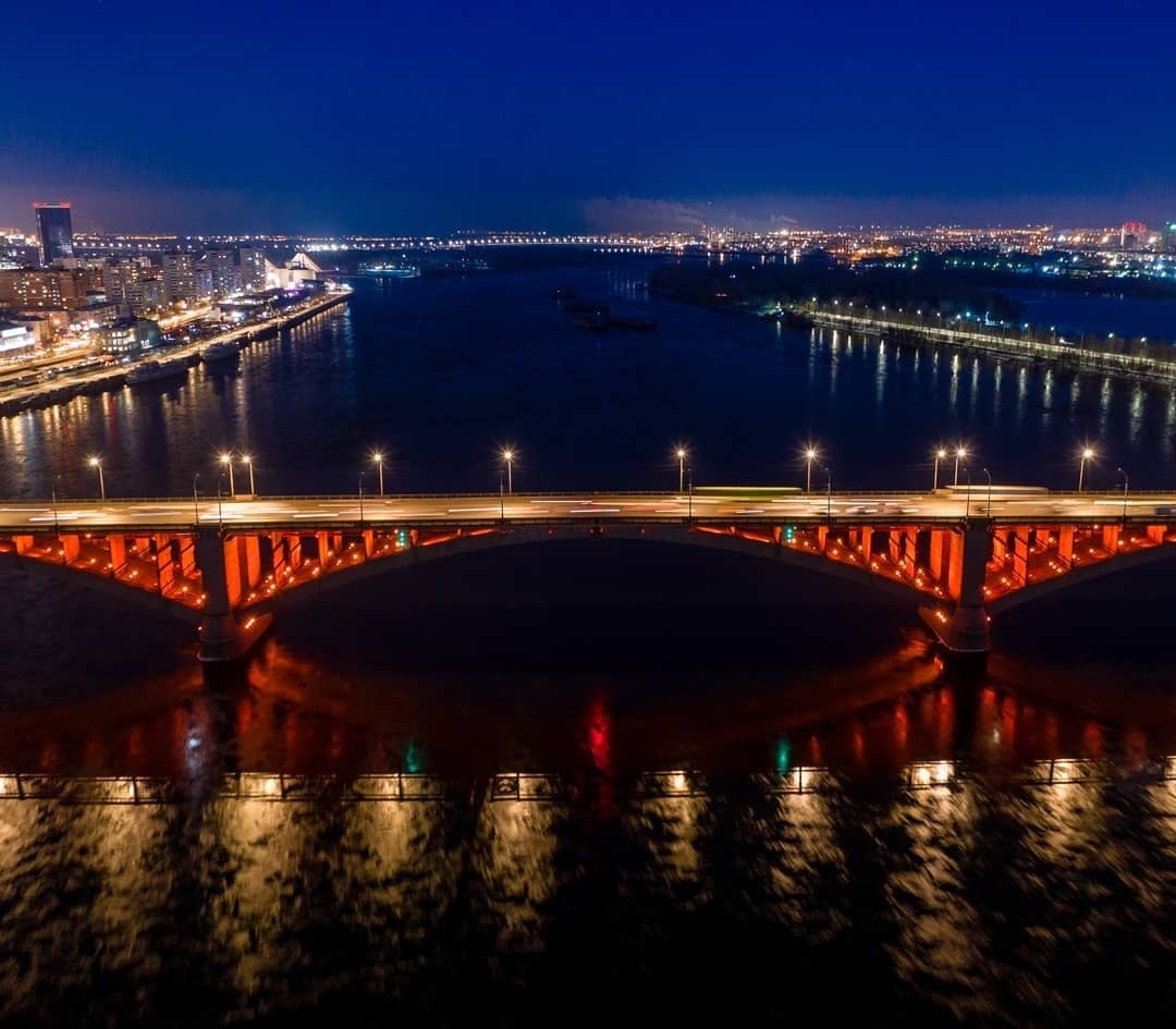 Город Красноярск мост