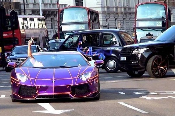 Chrome Purple Lamborghini Aventador By Lb Performance