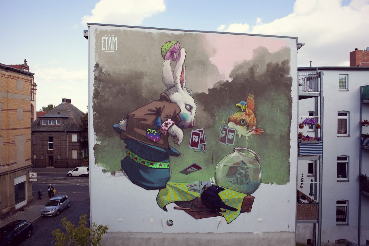 Etam Cru стрит арт