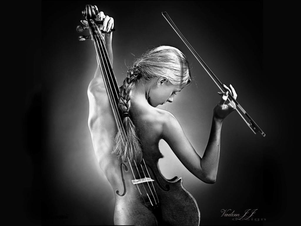 Как скрипка женщина чувствительной бывает - ОБО ВСЕМ, № 856134556 Фотостран...