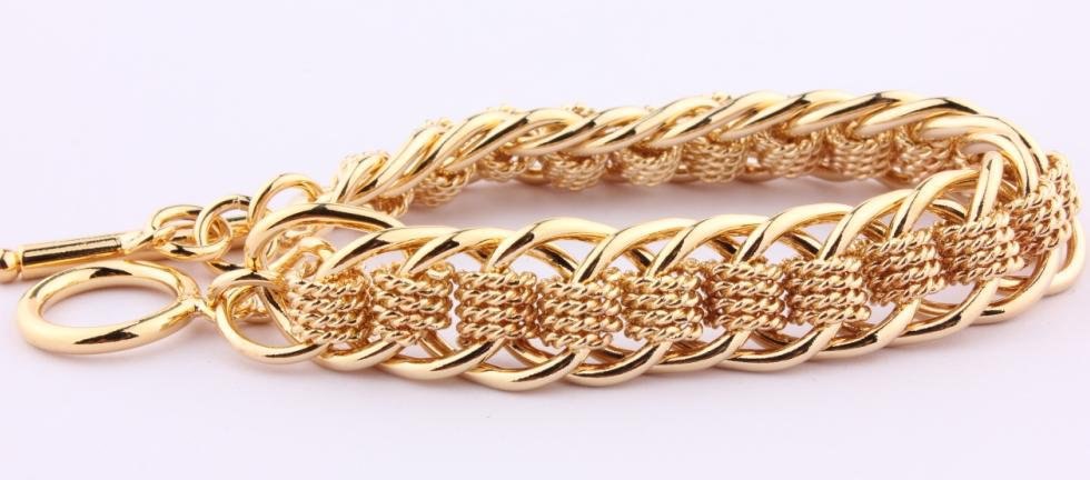 Красивые плетения золотых браслетов для женщин
