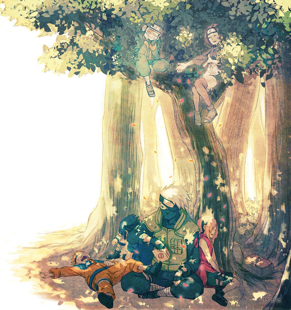Аниме под деревом