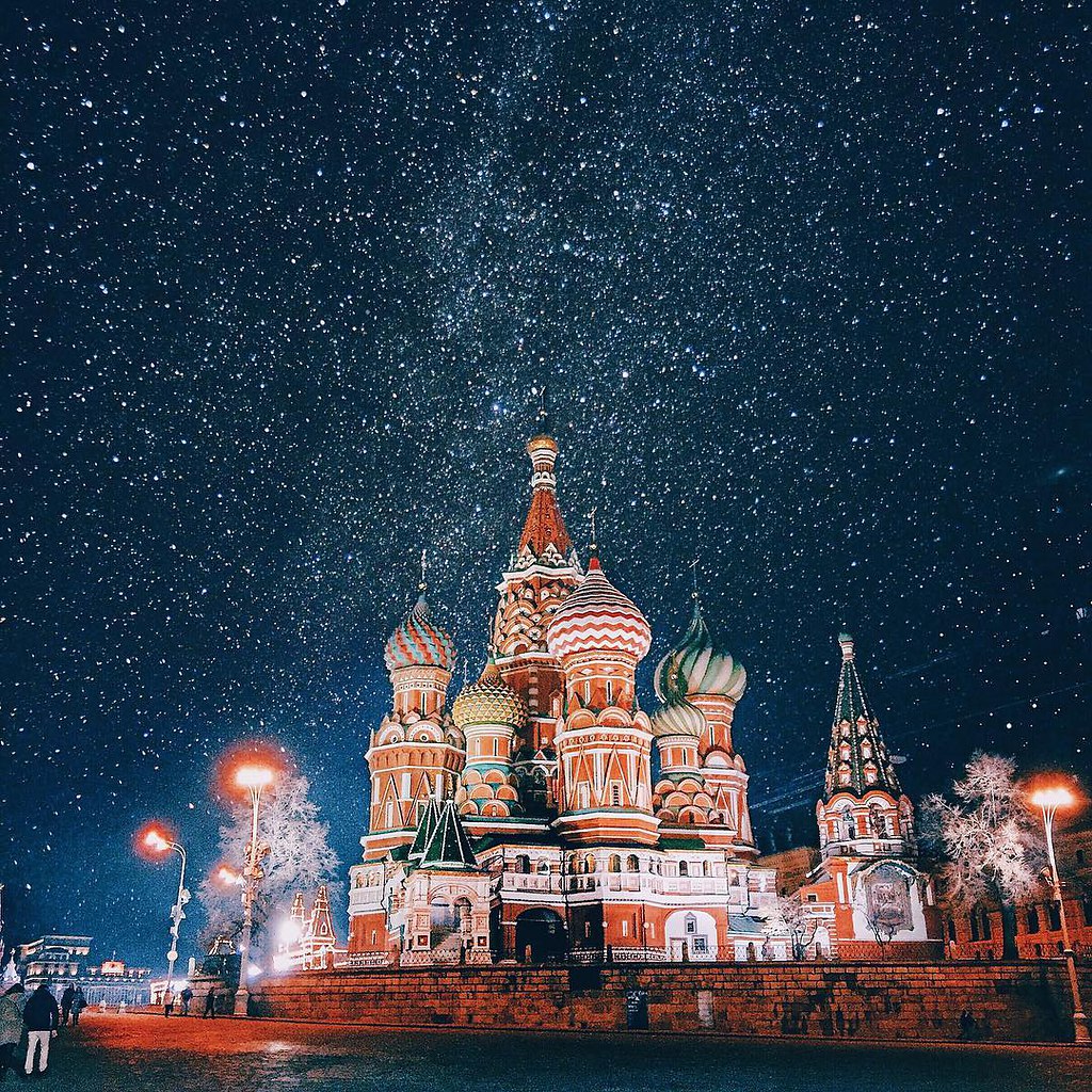 Ночная Москва Эстетика
