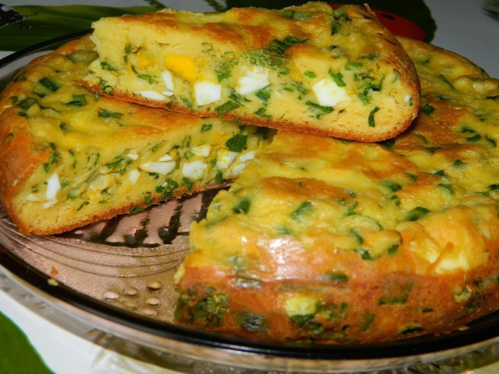 Заливной пирог с луком и яйцом в духовке рецепты с фото