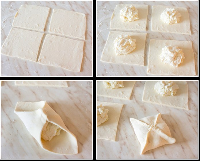 Слоеное тесто рецепт с фото бездрожжевое тесто