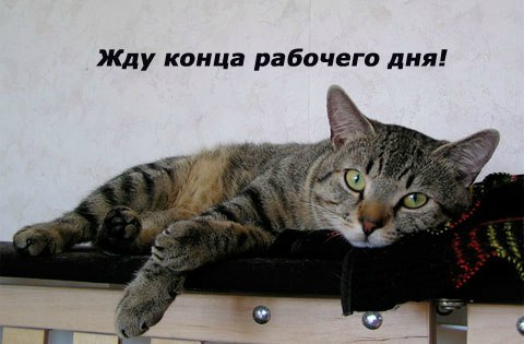 Открытки с завершением рабочего дня
