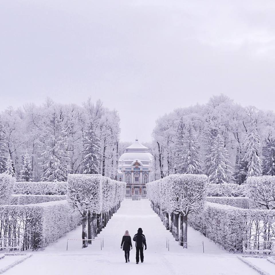 Екатерининский парк зимой