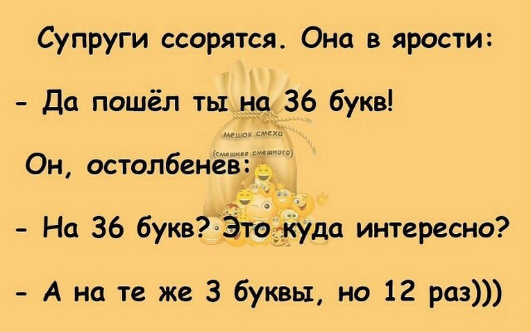 Пошли на три буквы. Пошли анекдоты. Смешные шутки. Да. Анекдот про да. Анекдоты про буквы.