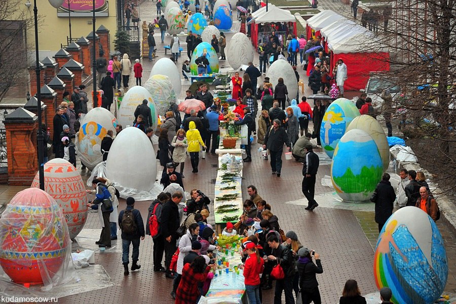 Пасха в москве фото