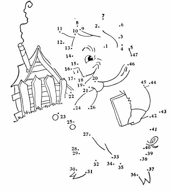 Соедини по точкам для детей 10 лет распечатать картинки по сказкам