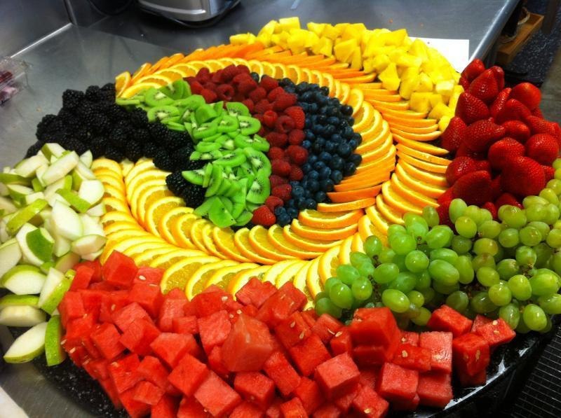 Как красиво подать фрукты на праздничный стол фото