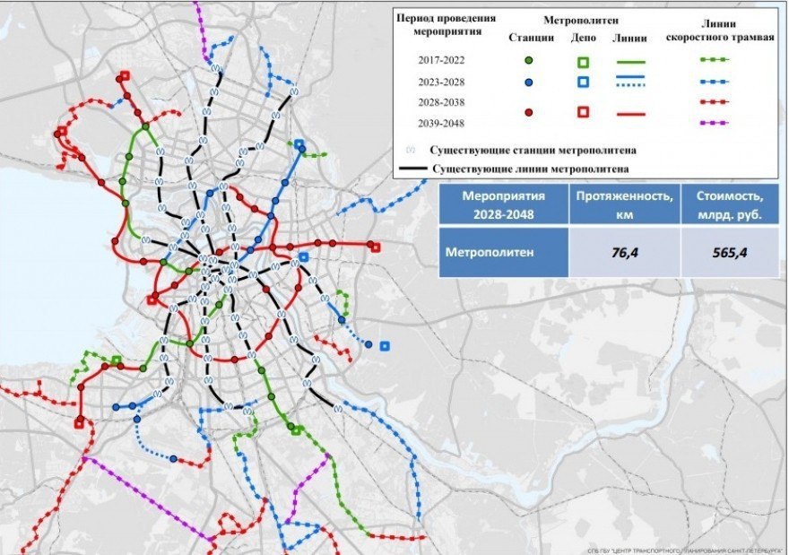 Схема метро спб план