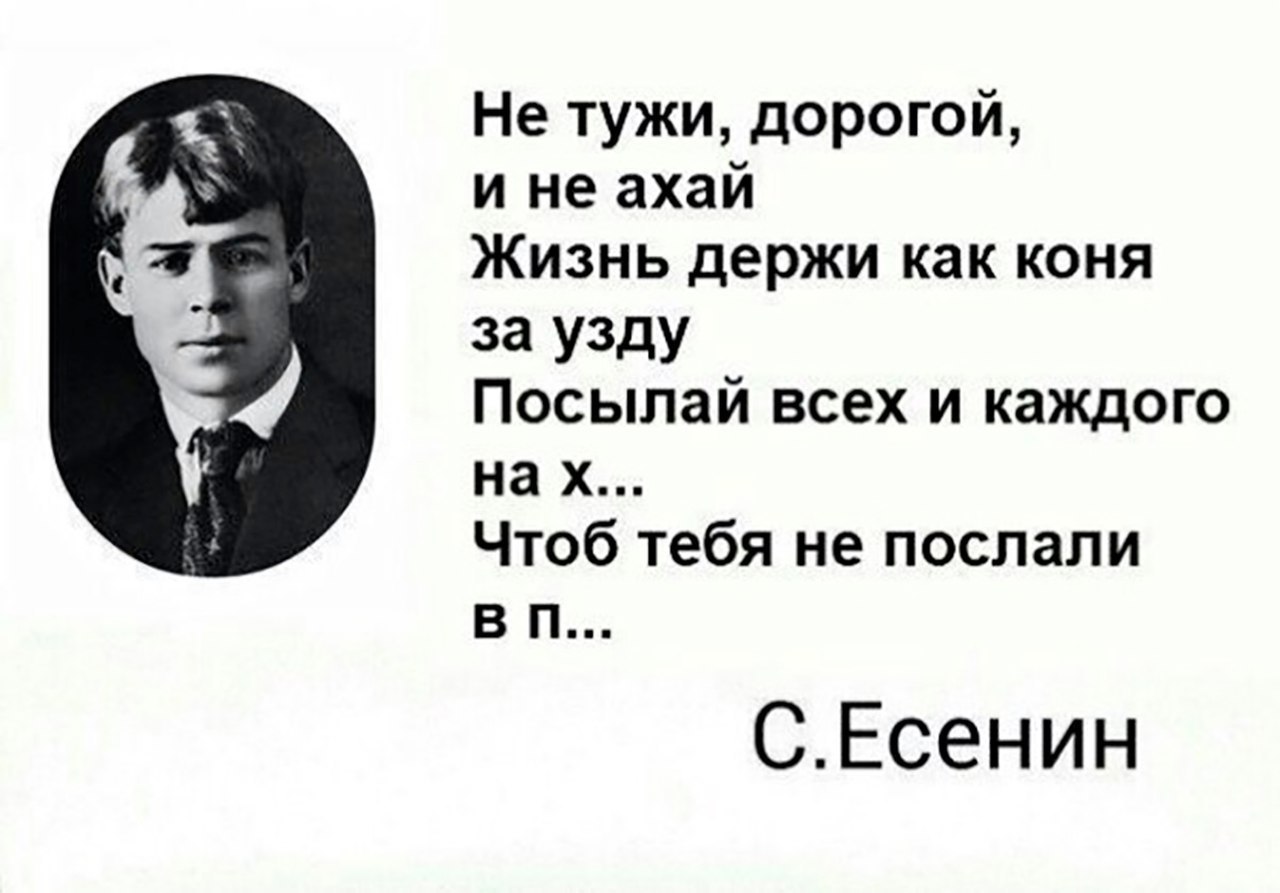 Сергей Есенин стихи матерные