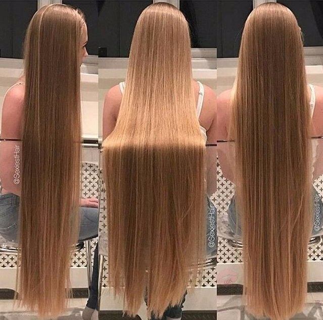 Славянские волосы одной длины для наращивания