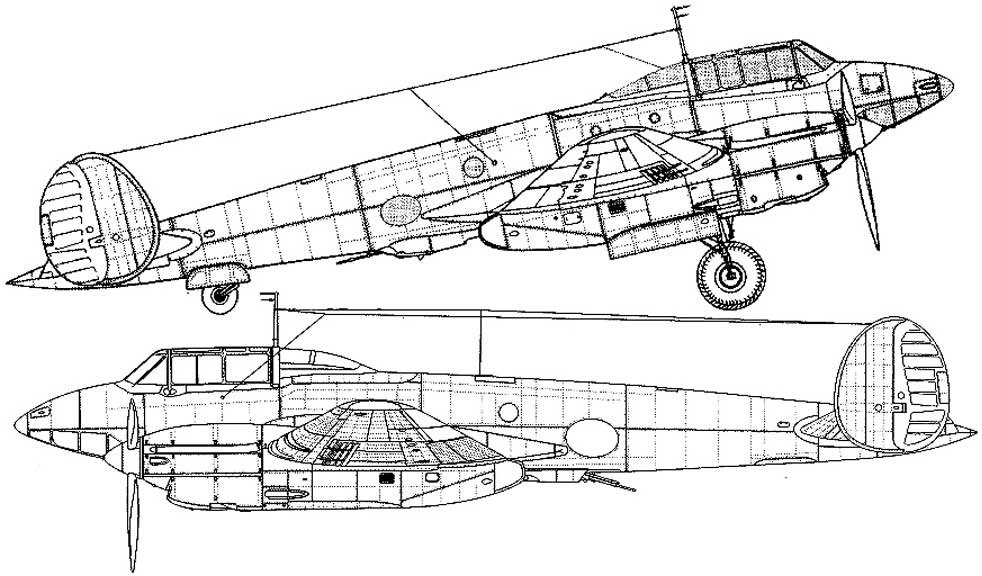 Пе 2 бомбардировщик чертежи