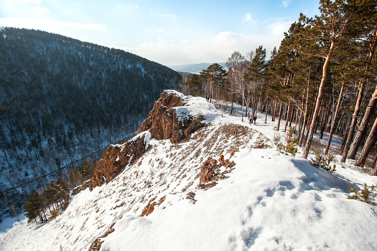 Торгашинский хребет Красноярск зима