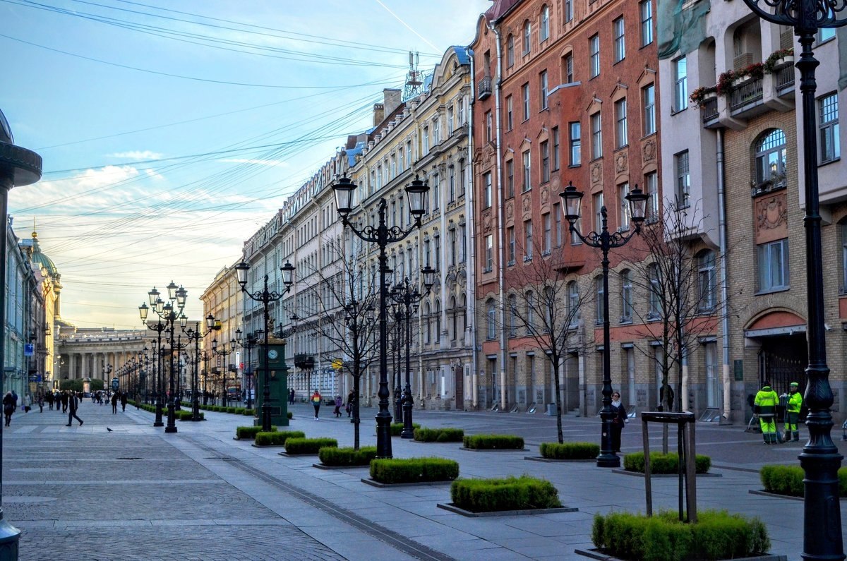 Санкт петербург центр города улицы