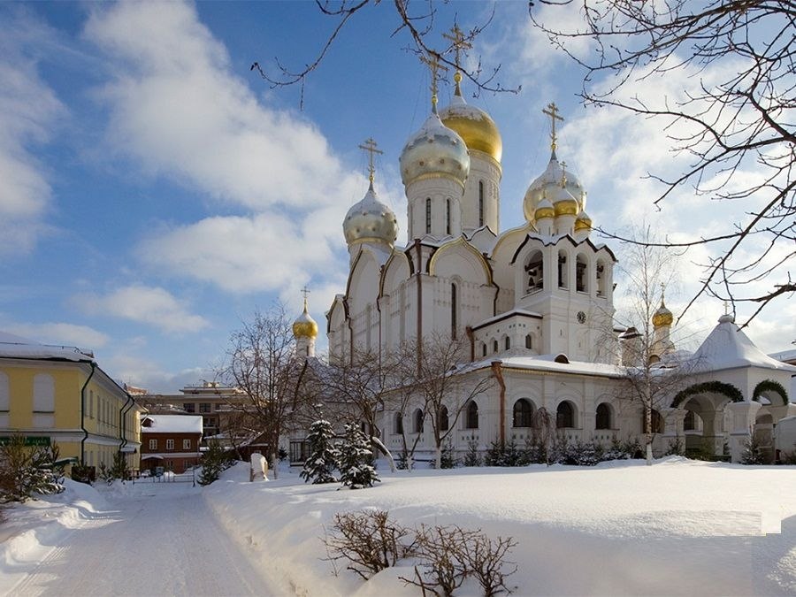 Зачатьевский монастырь в москве фото