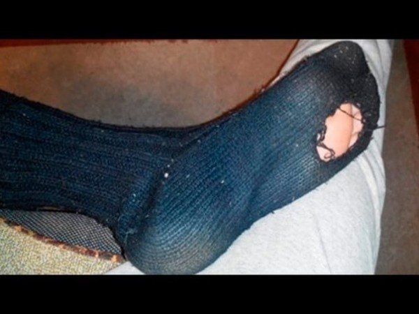 Мода на дырявые носки