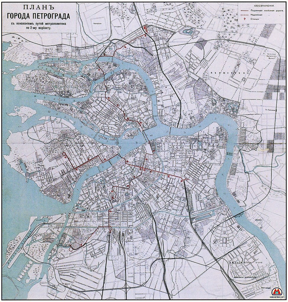 Карта спб 2000 года