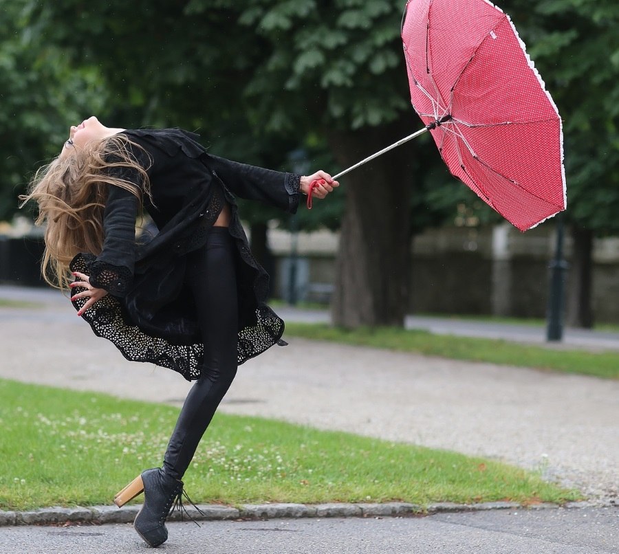Ветром обман. Девушка с зонтиком. Девушка зонт ветер. Девочка с зонтом. Ветер сдувает зонт.