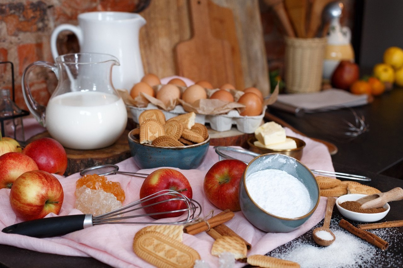 Яблочный пирог bon appetit