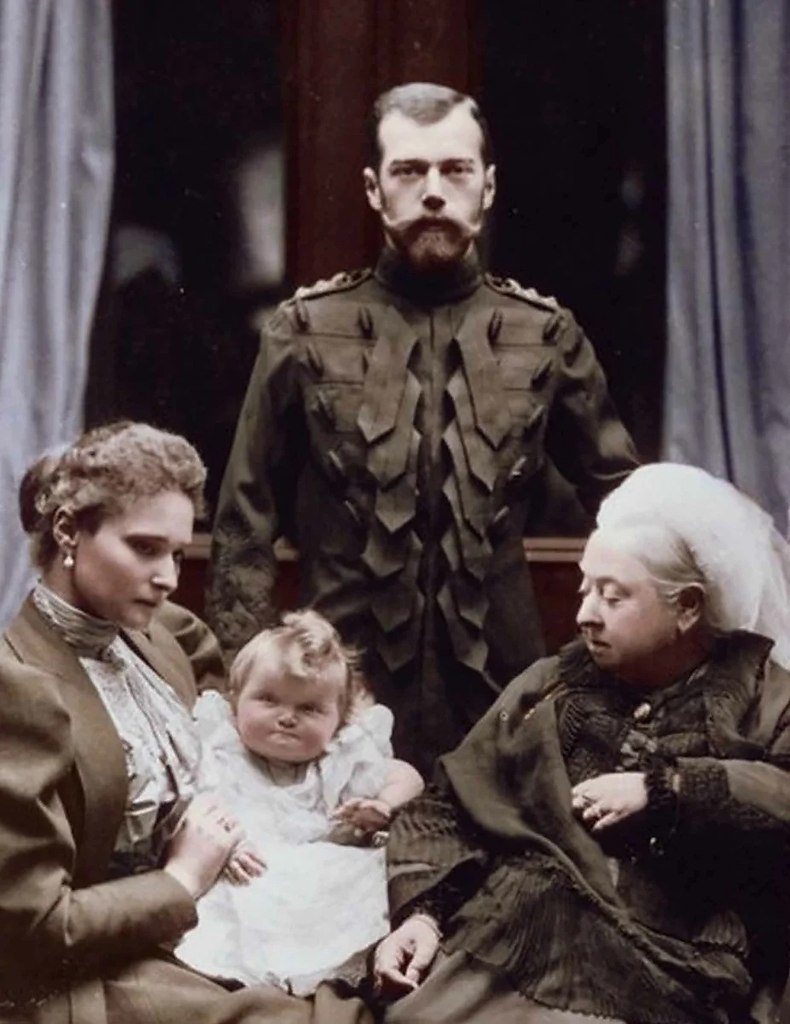 Николай 2, Королева Виктория и Александра Федоровна