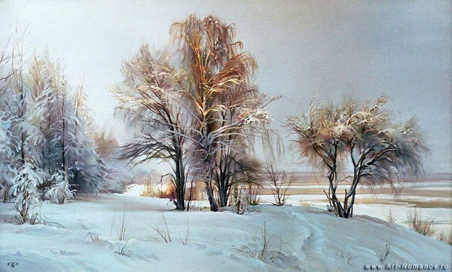 Картина белохвостова зима