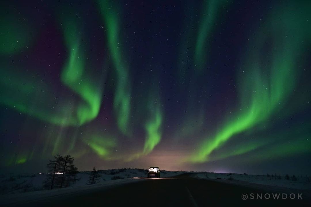 Северное сияние норильск фото