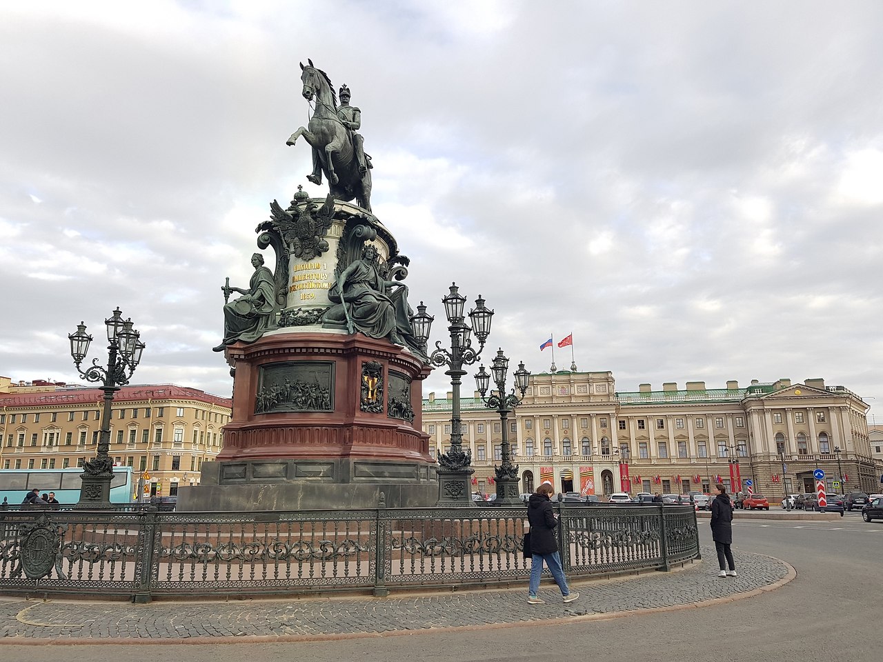 Памятник николаю 1 в санкт петербурге фото