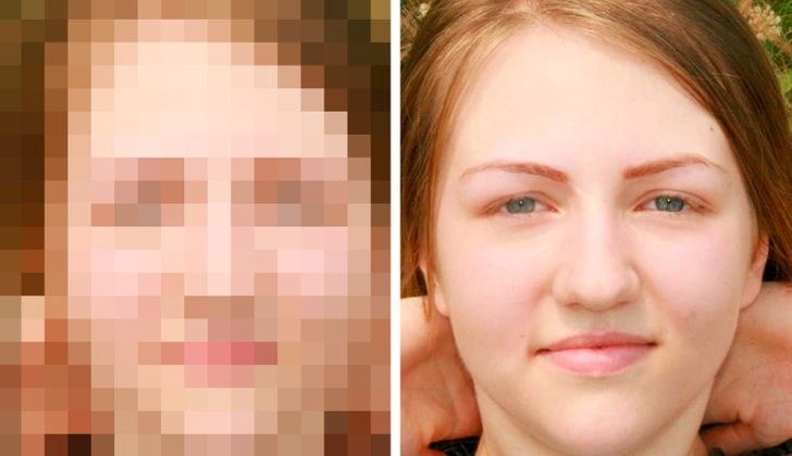 Нейросеть бесплатная без размытия. Пикселизация лица. Лицо обработанные нейросетью. Лицо женщины нейросеть. Пикселизация фото.