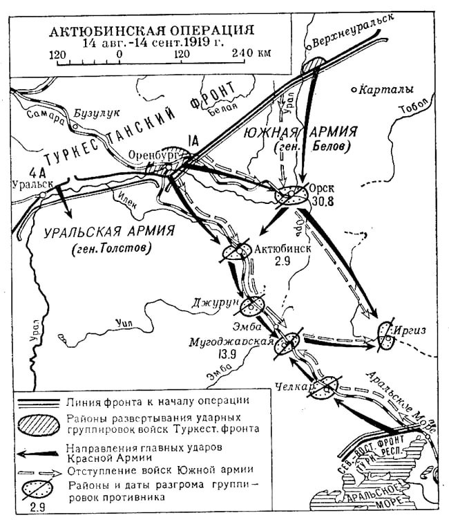 Гражданская война 1919 год карта