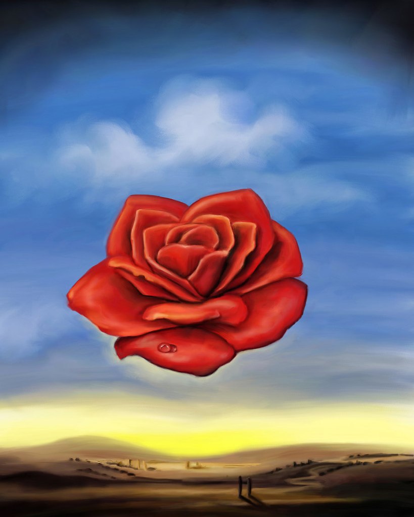 Красная Роза В Пустыне