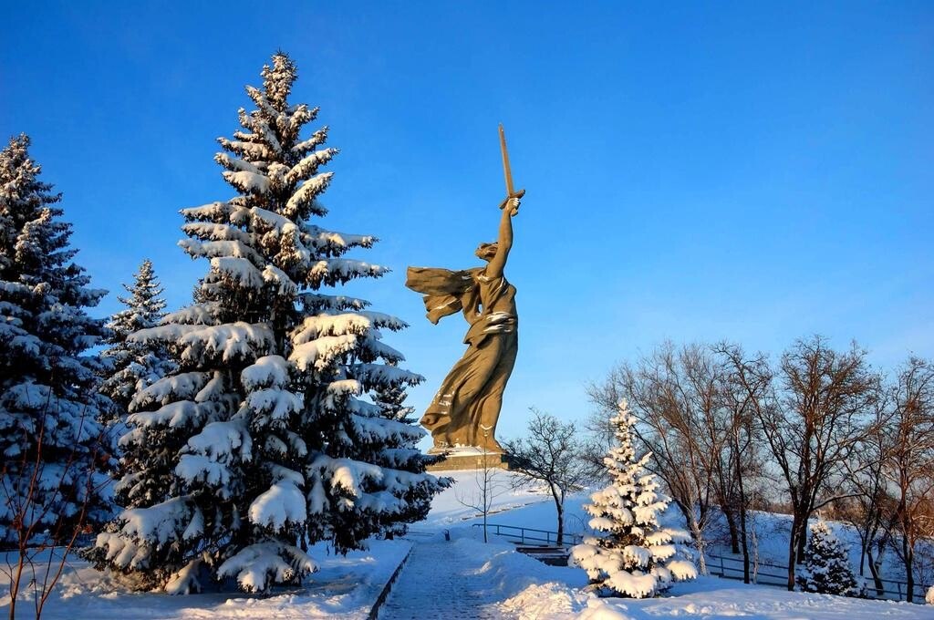 Волгоград зимой фото