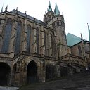 ��������, Thuringen, Erfurt, Domplatz, 28. Erfurt_Dom_Severikirche �� ������� �Deutschland.�