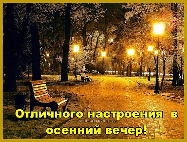 ДОБРЫЙ ВЕЧЕР,ДРУЗЬЯ! От чистого сердца, желаю добра! Пусть тёплыми будут в домах вечера! Пусть ...