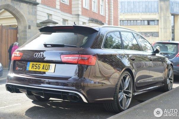 hocolate-brown Audi RS6 Avant. - 5