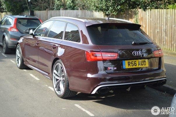 hocolate-brown Audi RS6 Avant. - 8