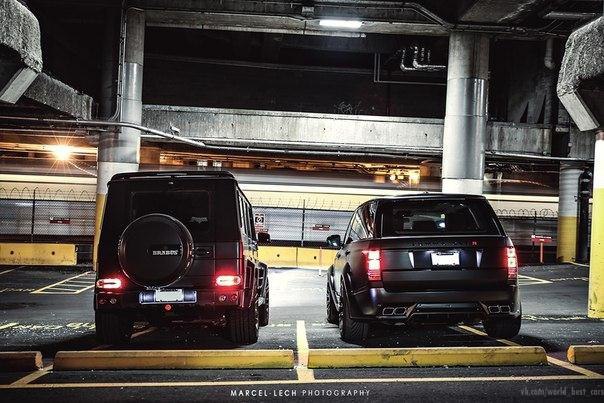 Range Rover Vogue Lumma CLR R & Brabus MB G 63 AMG. - 2