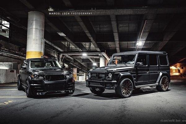 Range Rover Vogue Lumma CLR R & Brabus MB G 63 AMG. - 3