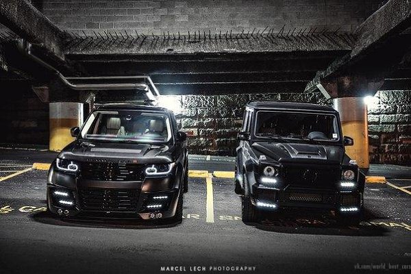 Range Rover Vogue Lumma CLR R & Brabus MB G 63 AMG.