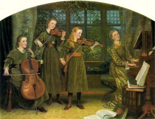 Home Quartet (Mrs. Vernon Lushington And Her Daughters) /   (-    ...