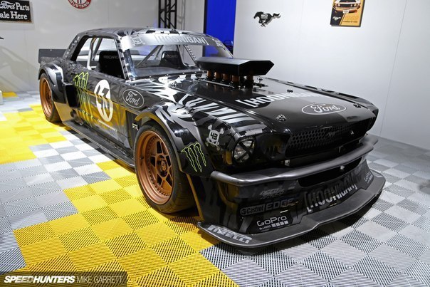Ridiculous 1965 Ford Mustang. Its called the HoonicornRTR.