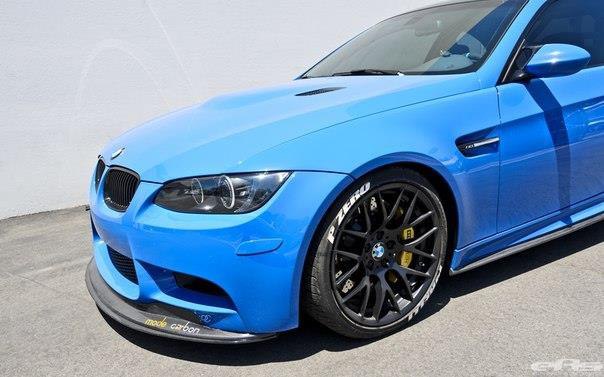 Santorini Blue BMW M3 Coupe (E92). - 2