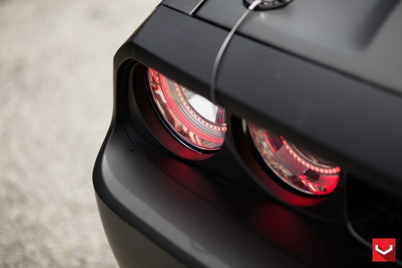 Matte Black Challenger SRT8 - 6