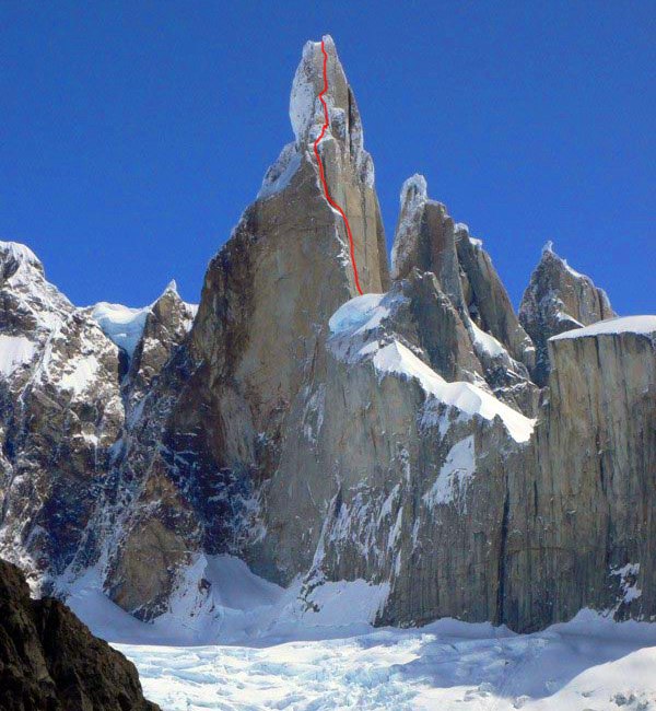 David Lama free-climbing Cerro Torre's southeast ... - 5