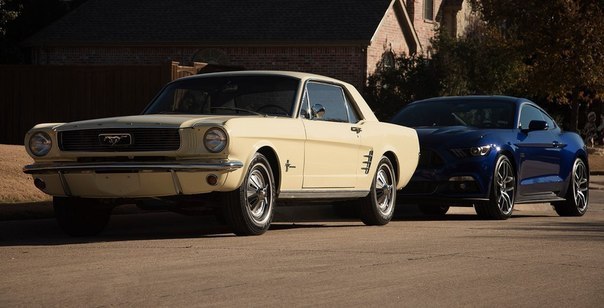 1966 Mustang VS 2015 Mustang - 3