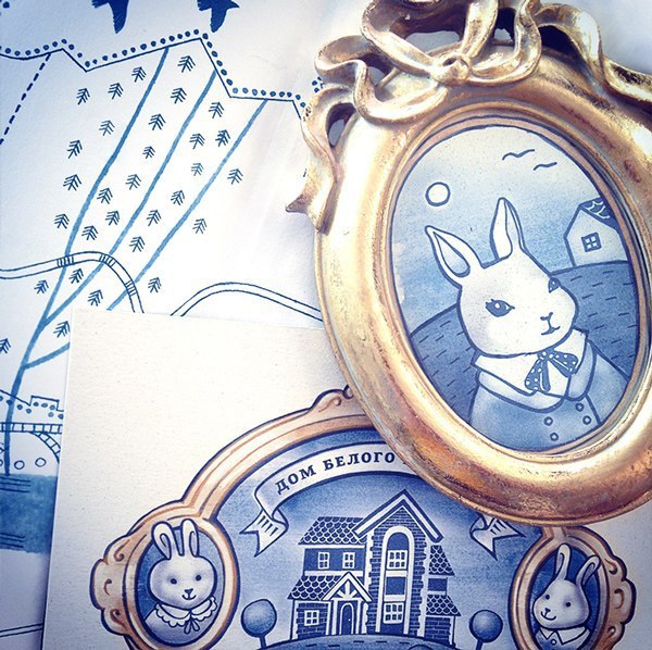 Фирменный стиль и иллюстрации для детского клуба премиум класса White Rabbit House.Комментарий ... - 3