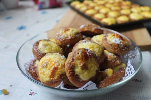 Диетические ватрушки.Творог 0% – 300 гр.Яйцо куриное – 2 шт.Отруби овсяные – 4 ...